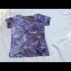 Kaktus T-shirt with colorful loopy fabric